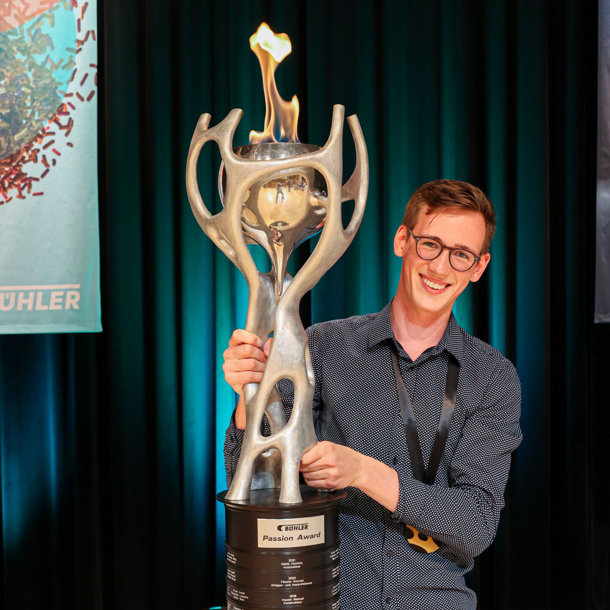 Dominic Glättli erzielte den besten Notenschnitt über die gesamte Lehrzeit.