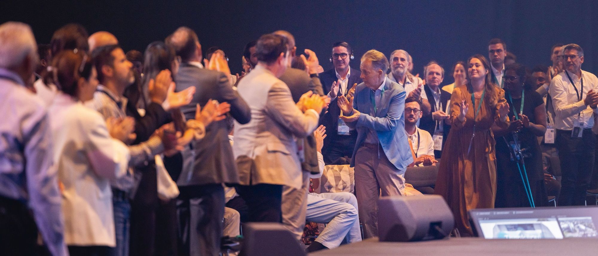 Standing ovation for Urs Bühler at the Networking Days 2025. 