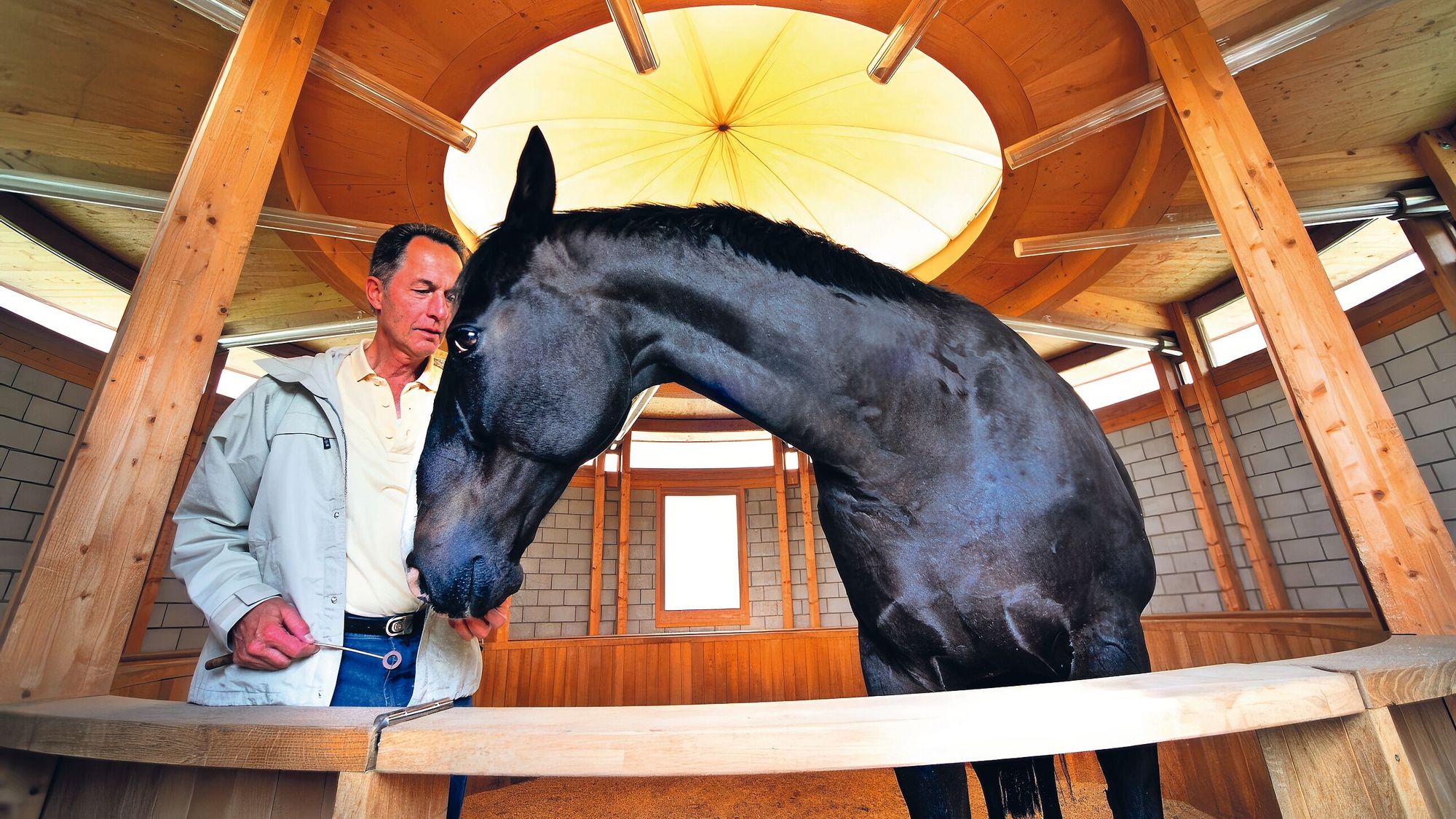 Horses were his great passion. Through the Health Balance Animal Health Center and the Vital Quelle, he developed a holistic view of the health of animals and humans. 
