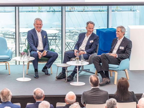 Urs Bühler and Calvin Grieder: Their partnership shaped the company for decades and was built on trust and respect. 