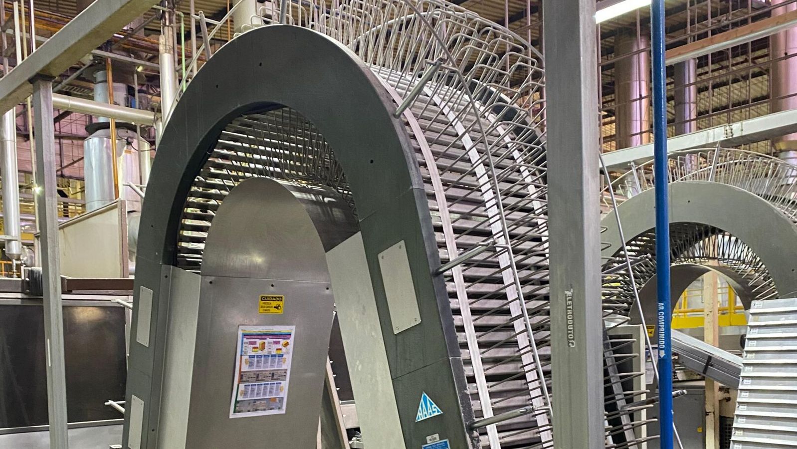 Arco TBK - resfriador de folhas de wafer.