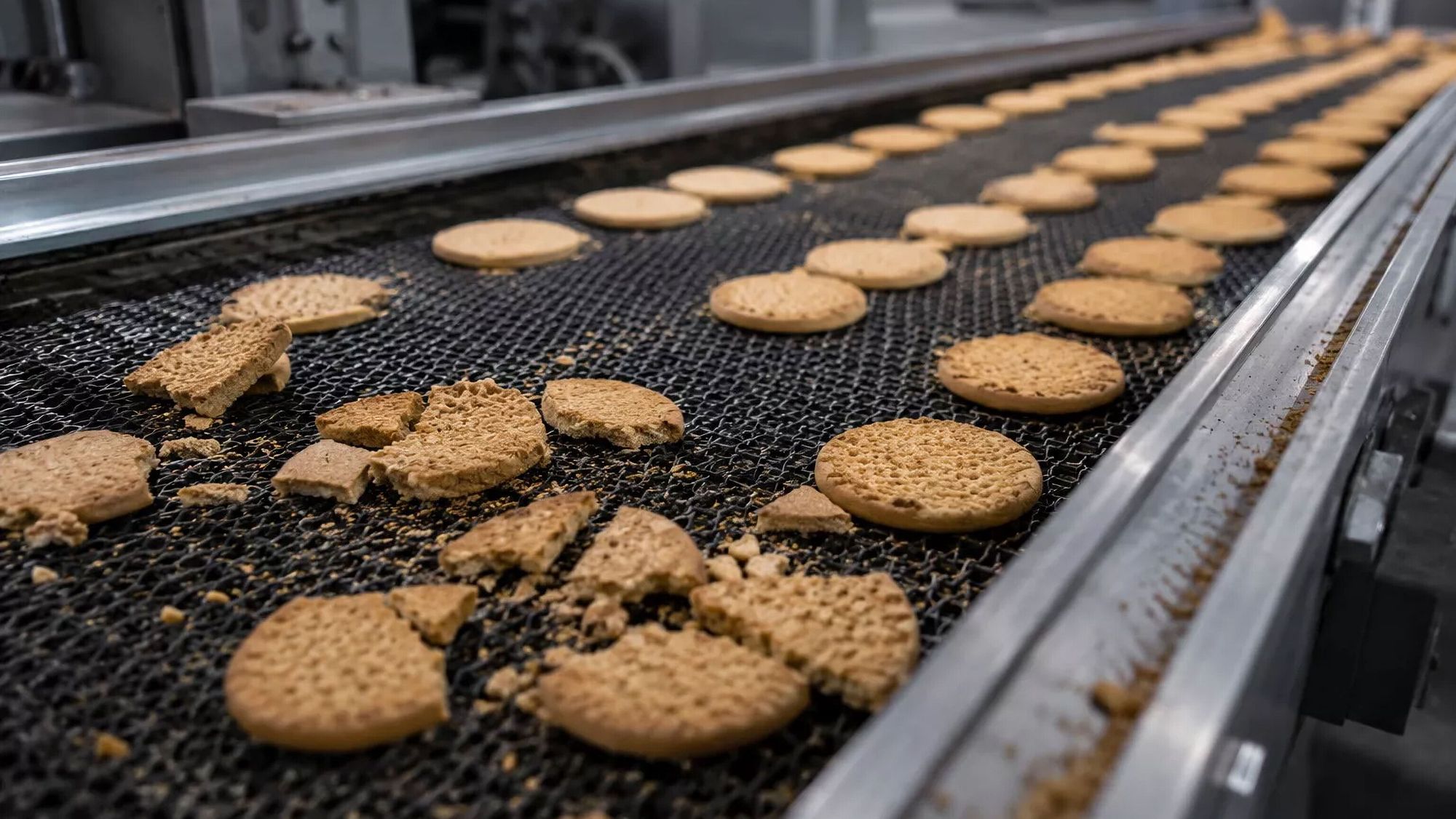 Biscuit breakage