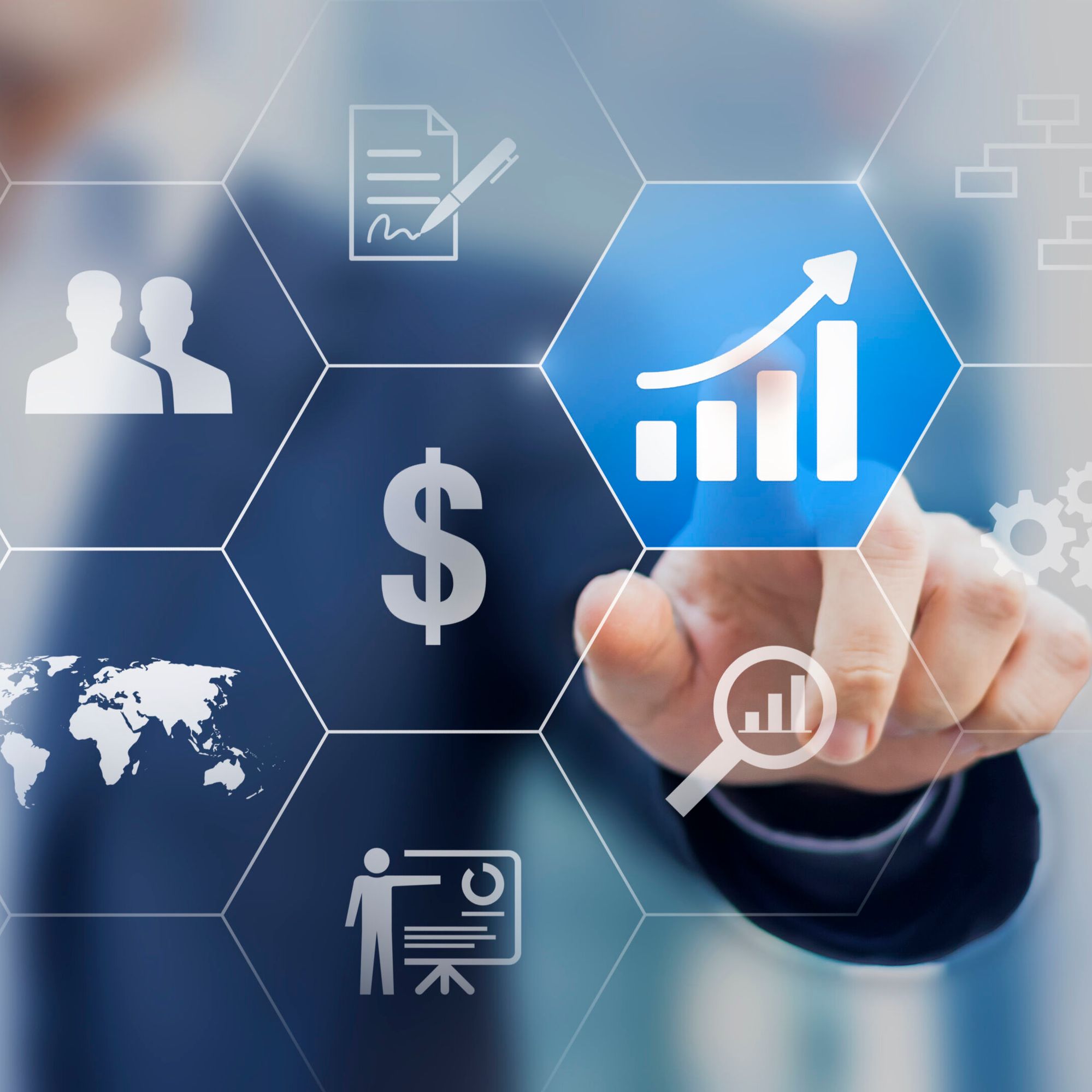 Businessman touching buttons with solutions to increase profit and get success iStock-588372286.jpg