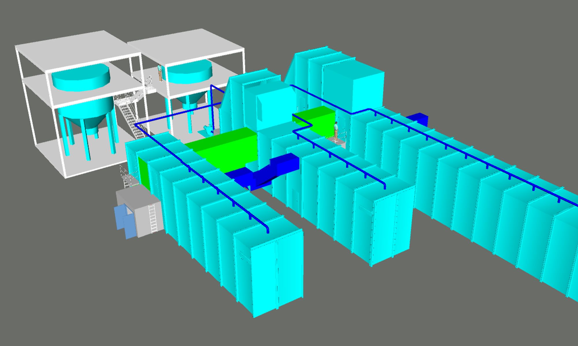 Die erste 3D-Visualisierung von Aryna Jelinek. 