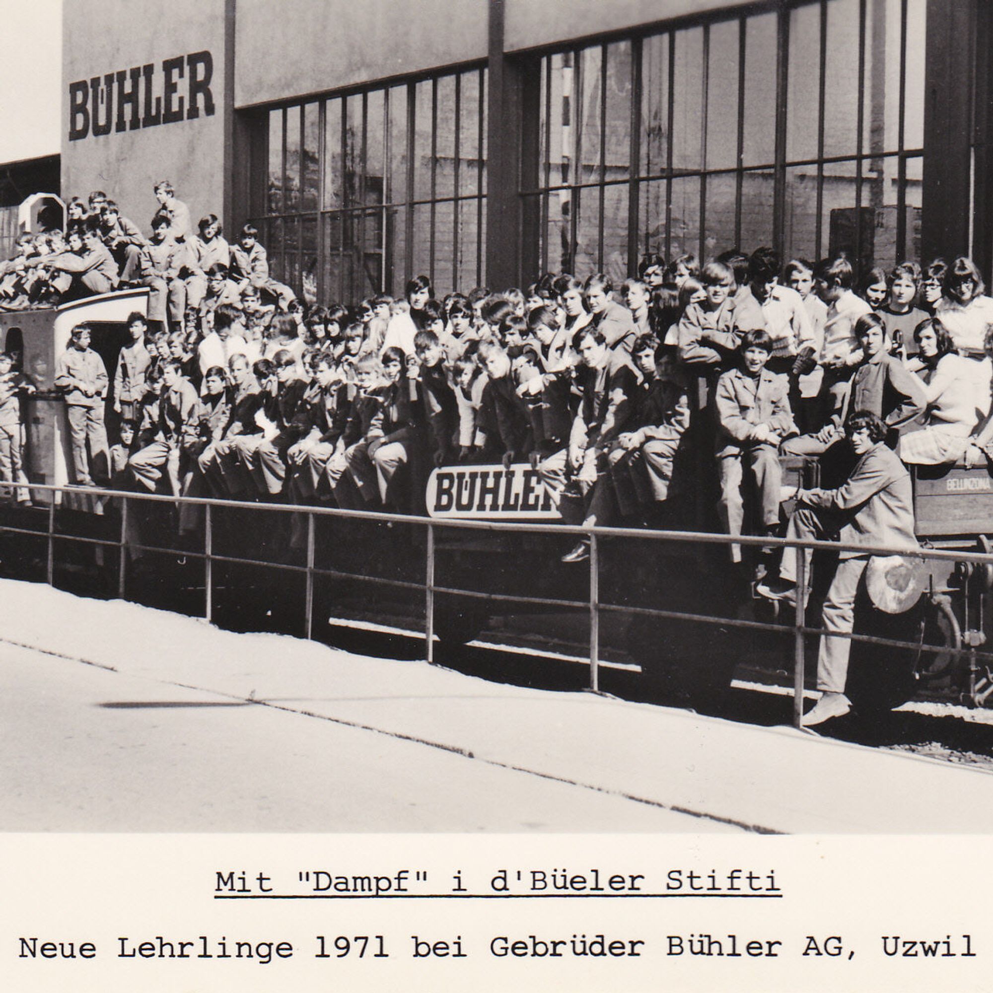 1971 beginnt Hans Tschudin seine Lehre als Mühlenbauer bei Bühler.