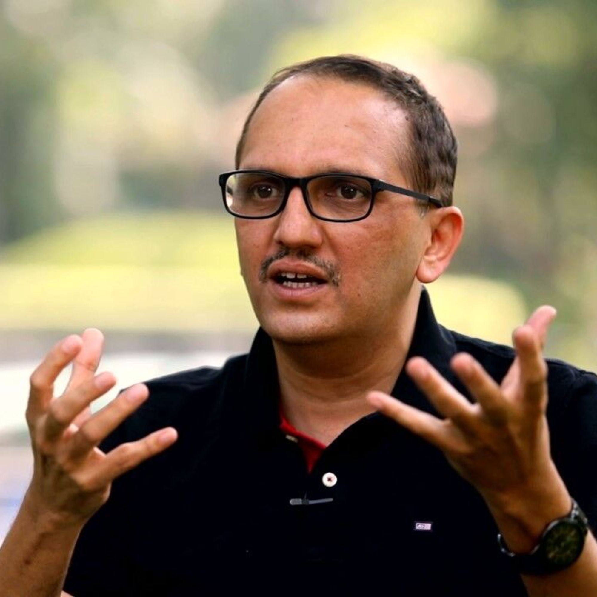 Prashant Gokhale in einem Gespräch während des BSOA Top Missions 25 Workshops im Jahr 2020.