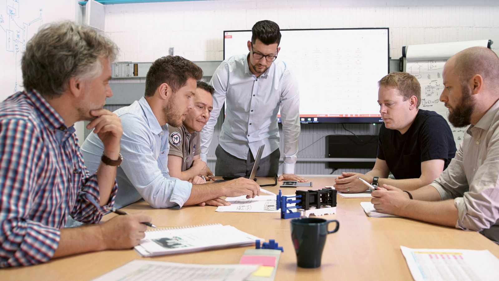 Das Fusion-Team, bestehend aus Kollegen aus R&D, Produktmanagement und Projektmanagement, entwickelte eine neue Innovation anhand des M2M Prozesses.