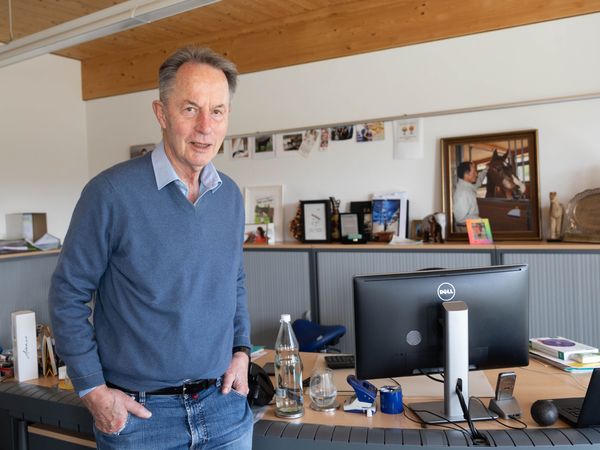 Blick hinter die Kulissen: Urs Bühler in seinem Büro.  