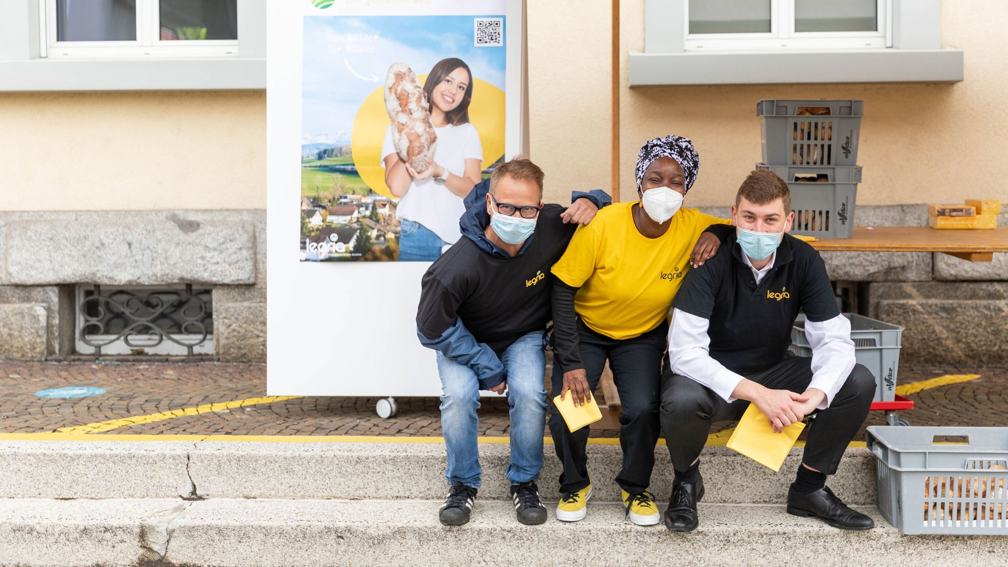 Verteilaktion Bühler Brot