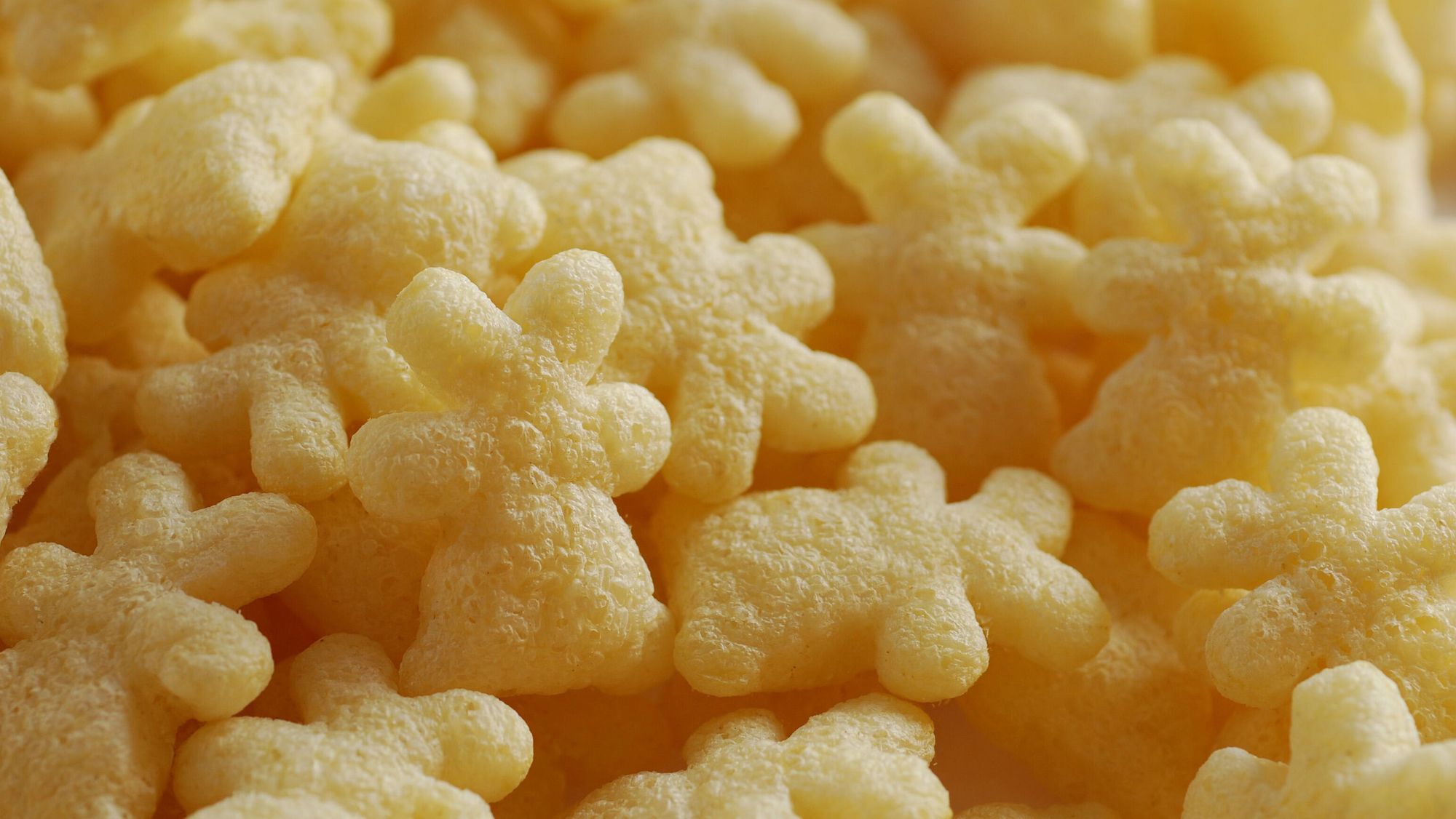 extruded bear shaped cereals