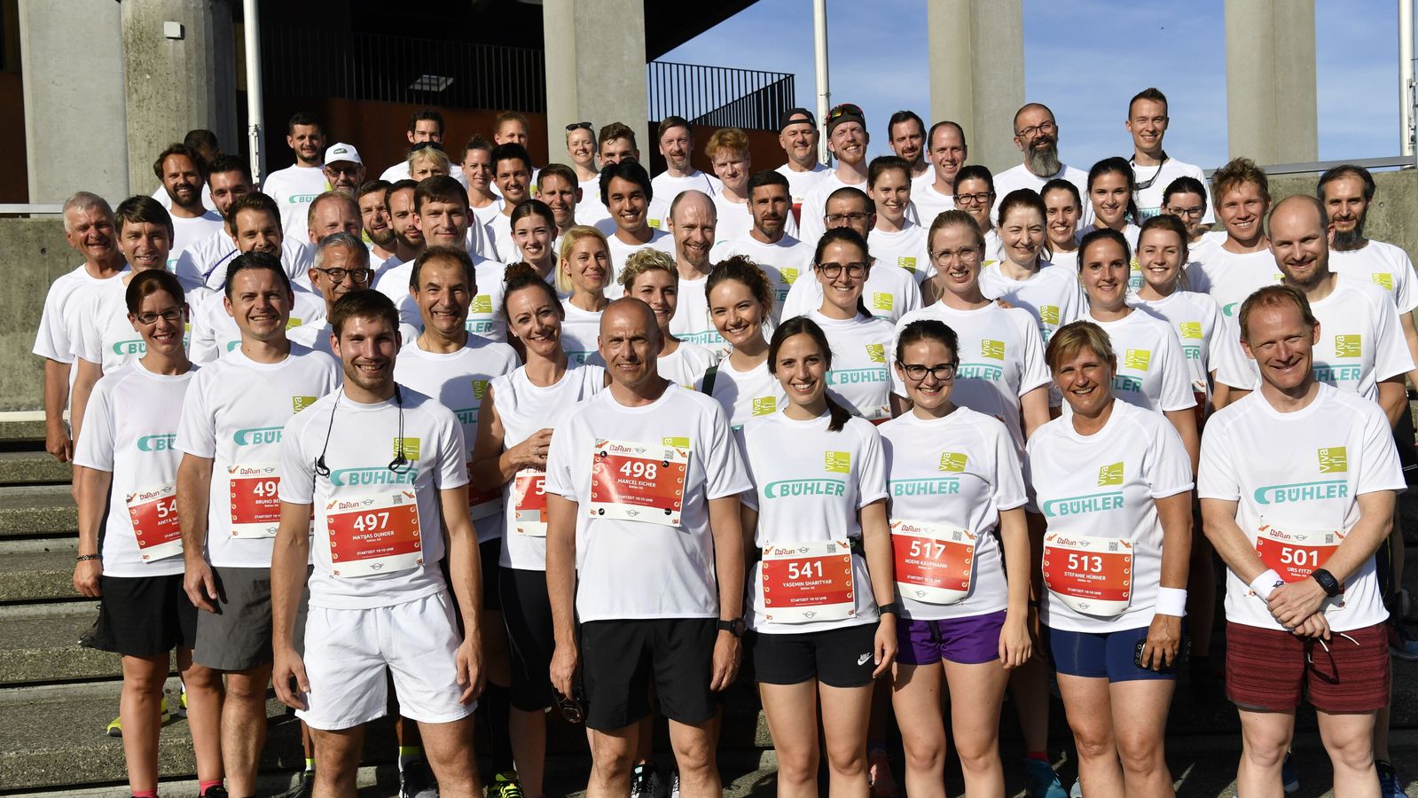 Dieses Foto ist am B2Run 2019 entstanden. Das Team Bühler AG wird auch 2022 wieder bei der B2Mission teilnehmen.