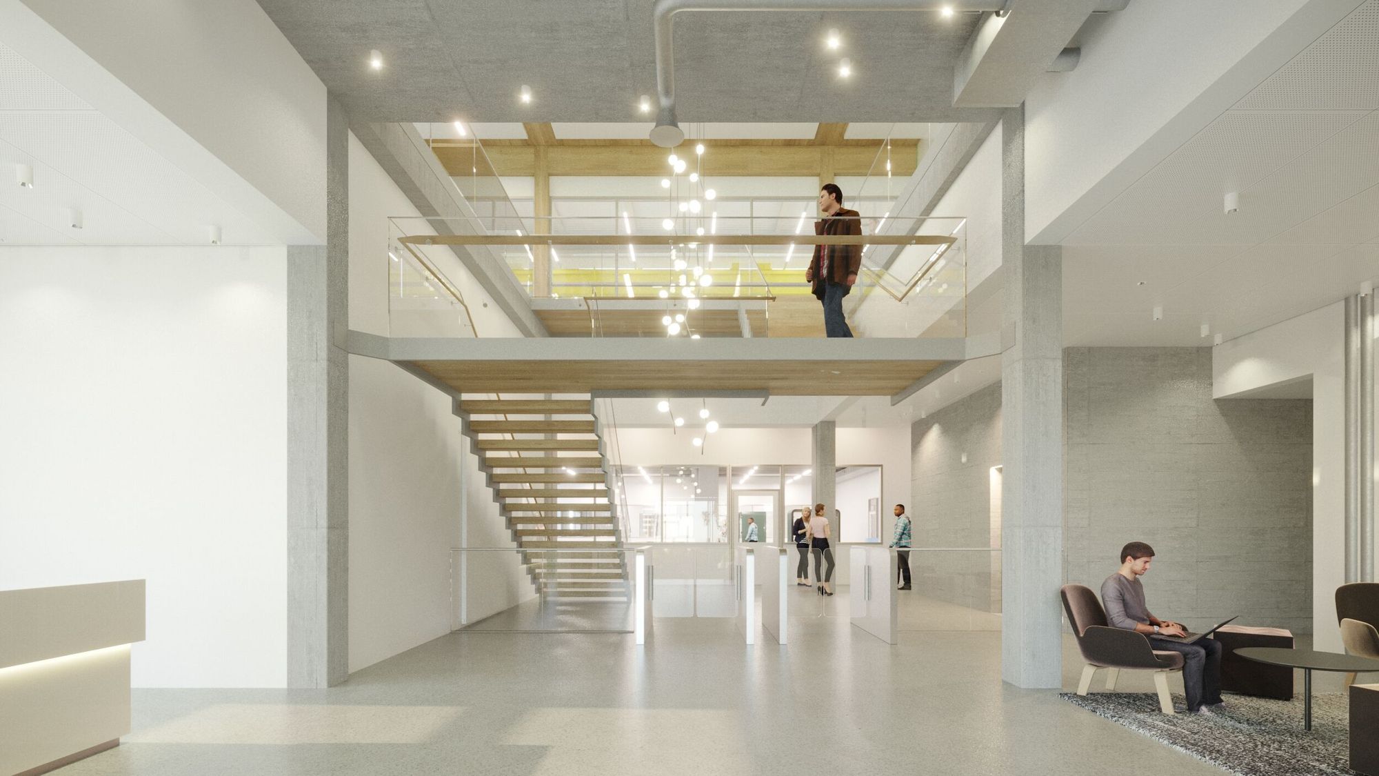 Das Gebäude bietet Raum für Aus- und Weiterbildung sowie Innovation und Prototypenbau (Bild: Uze AG).