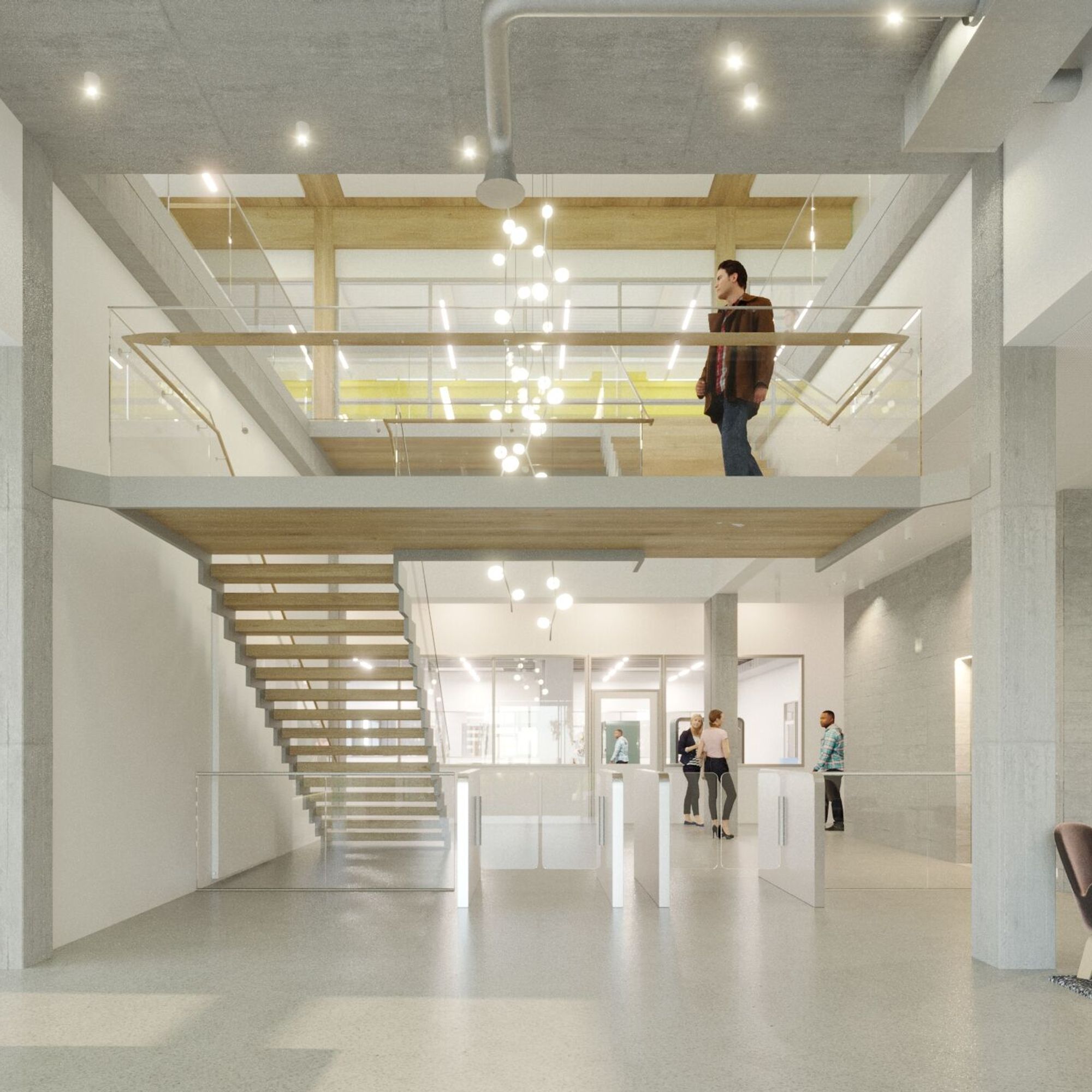 Das Gebäude bietet Raum für Aus- und Weiterbildung sowie Innovation und Prototypenbau (Bild: Uze AG).
