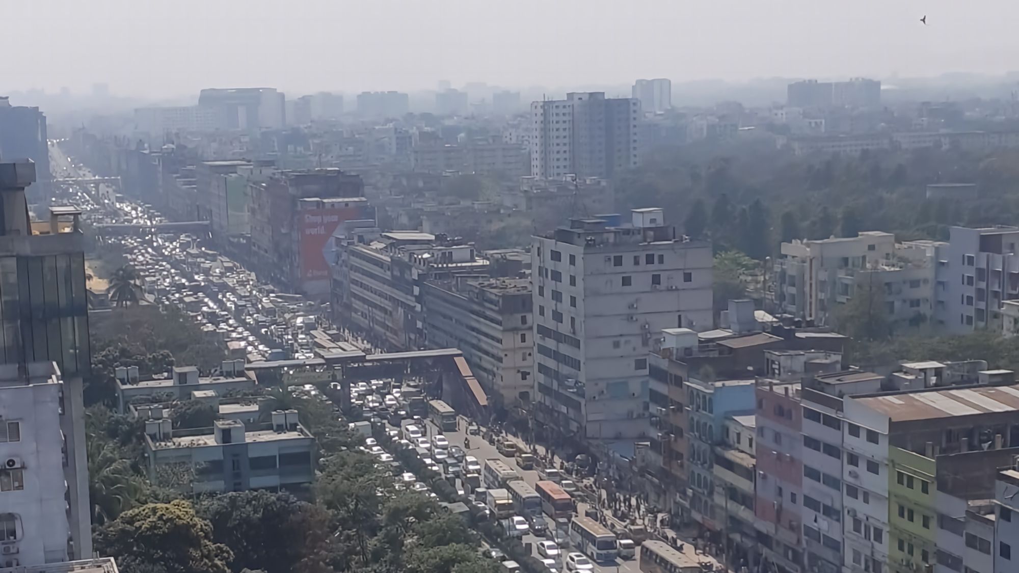 Verkehr in Dhaka.