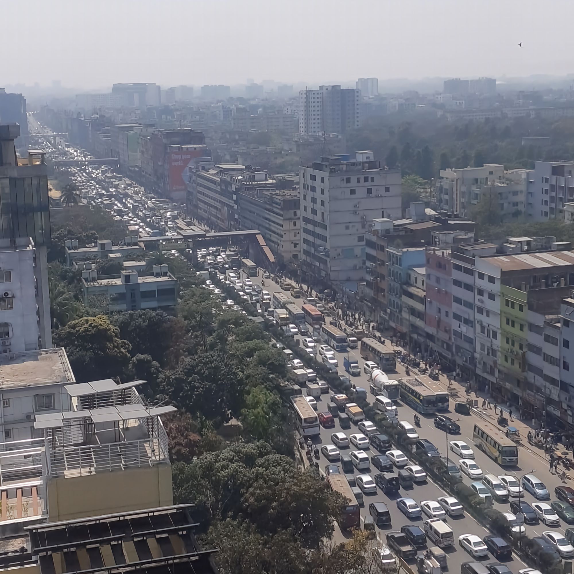 Verkehr in Dhaka.