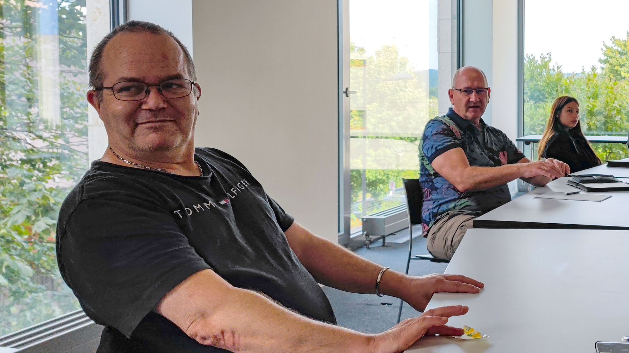 Andreas Juon, Ulrich Wehner und Chiara Giannuzzi.