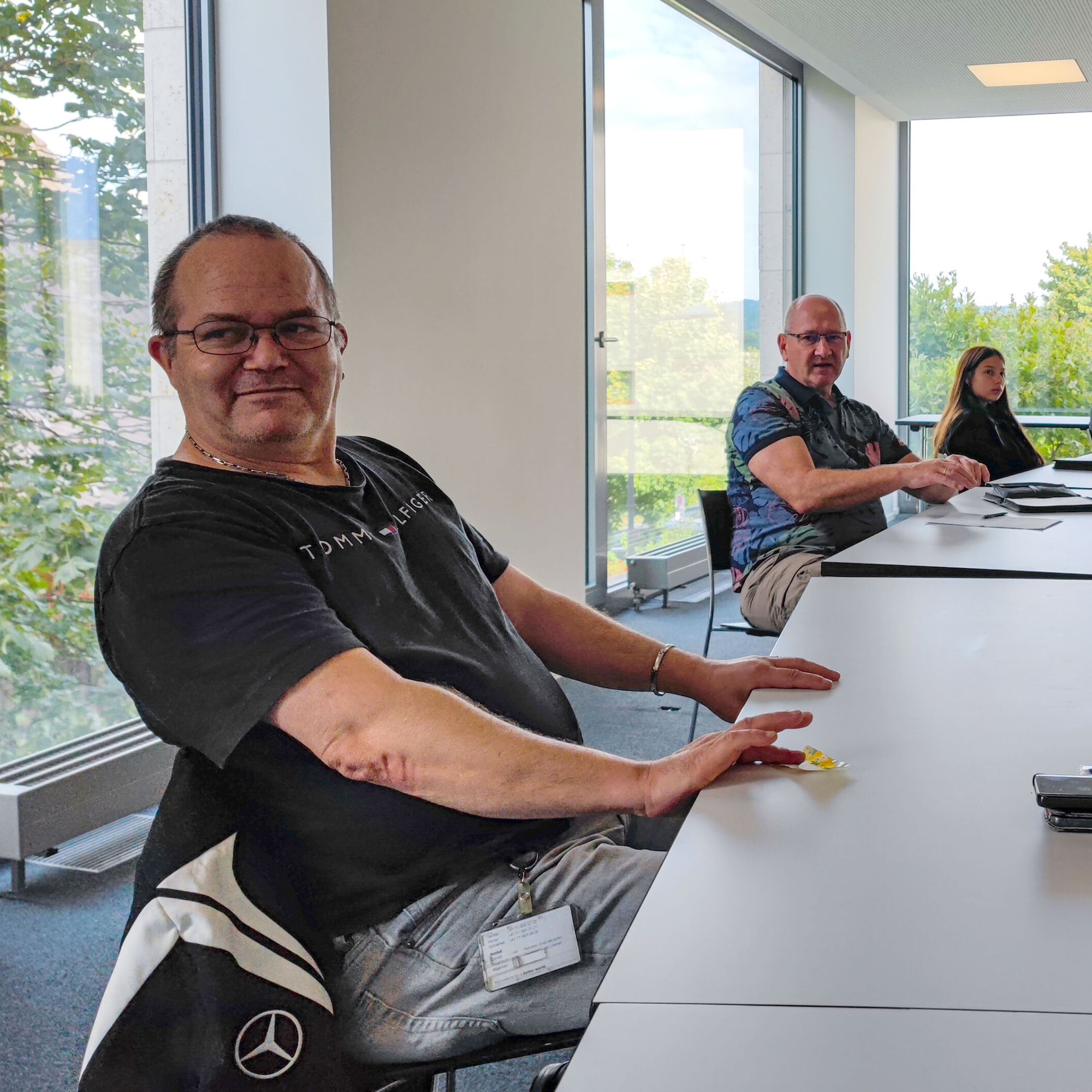 Andreas Juon, Ulrich Wehner und Chiara Giannuzzi.
