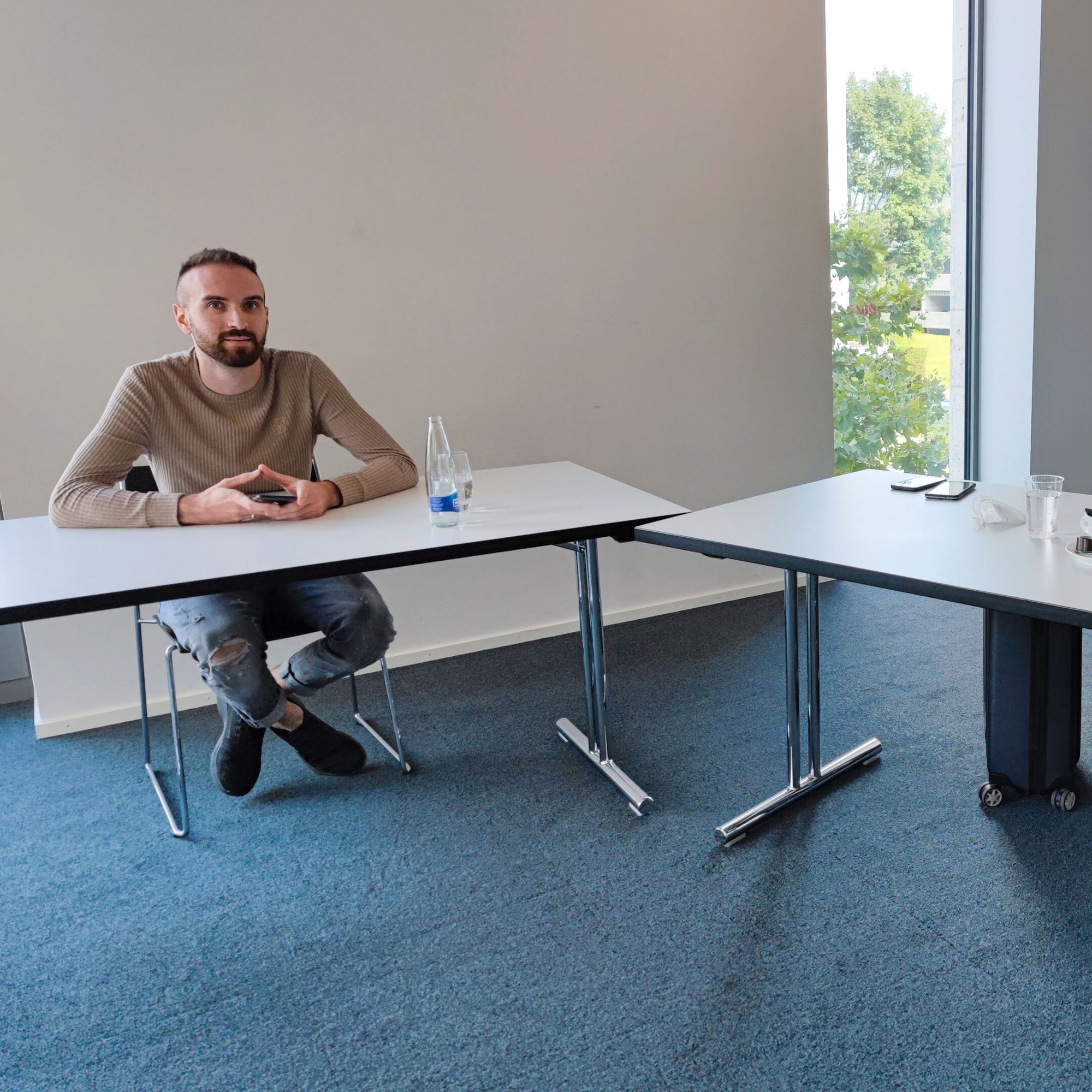 Enes Ismaili und Ricardo Schäfer.