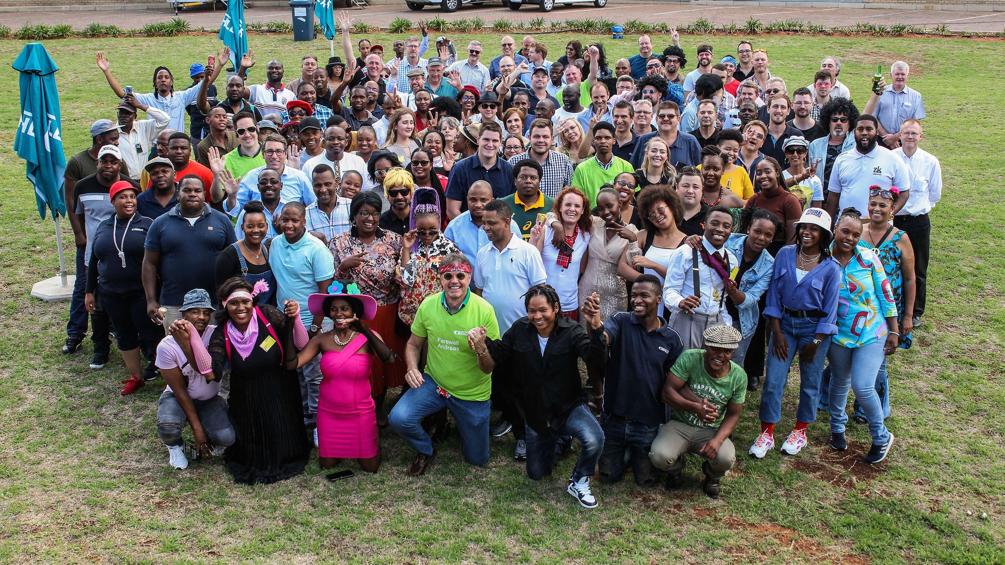 Das Team von Bühler Johannesburg feiert zum Jahresende 2019.