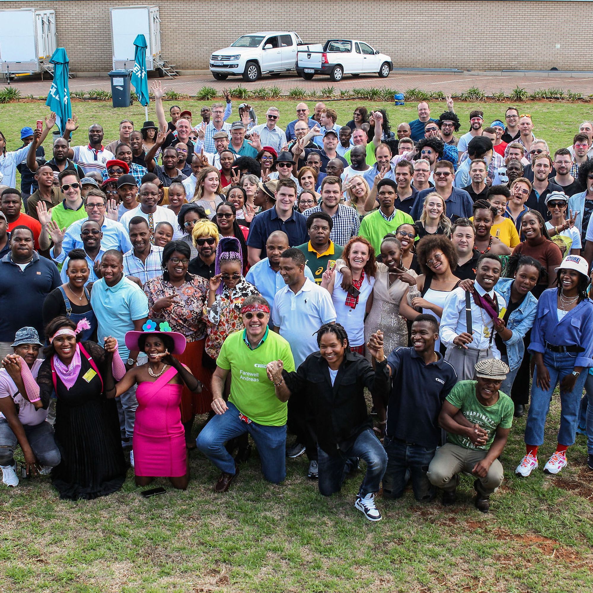 Das Team von Bühler Johannesburg feiert zum Jahresende 2019.