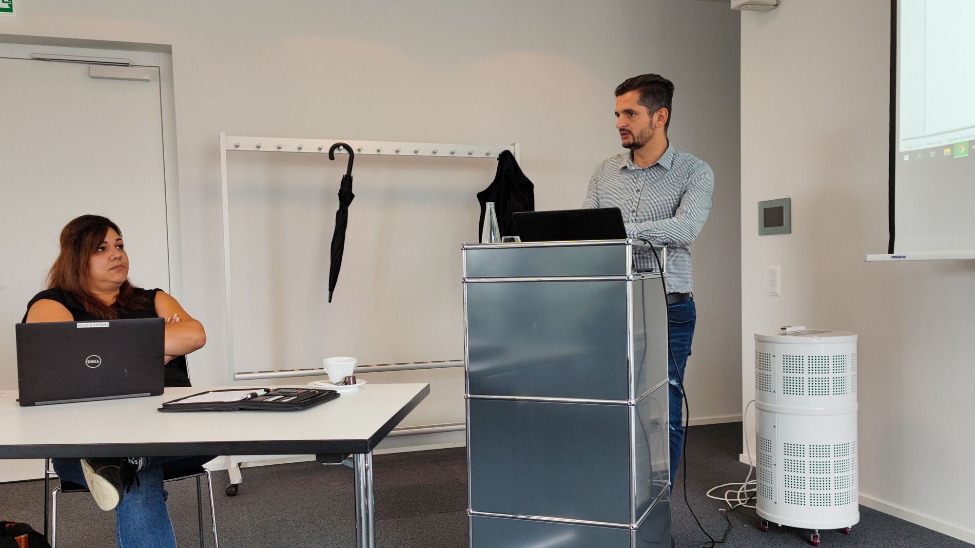 Sandra Büchi und Shtjefan Duhanaj.