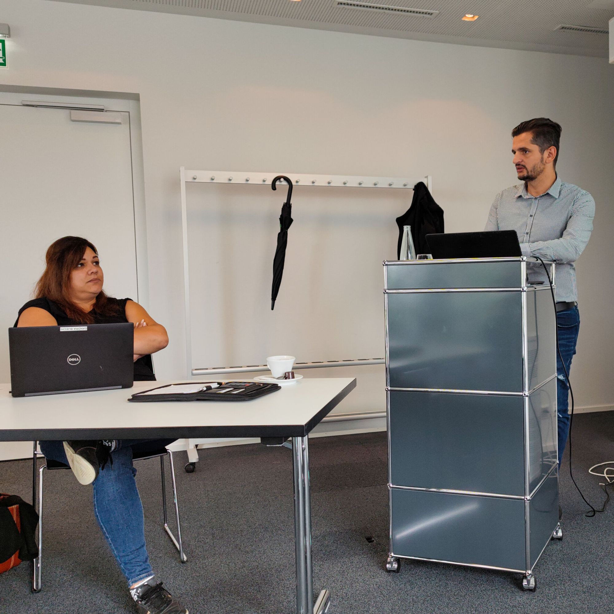 Sandra Büchi und Shtjefan Duhanaj.