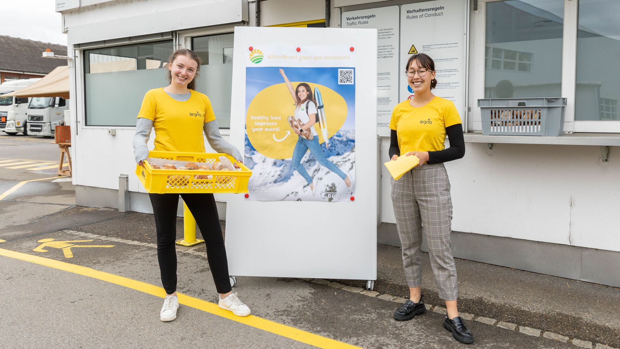 Verteilaktion Bühler Brot