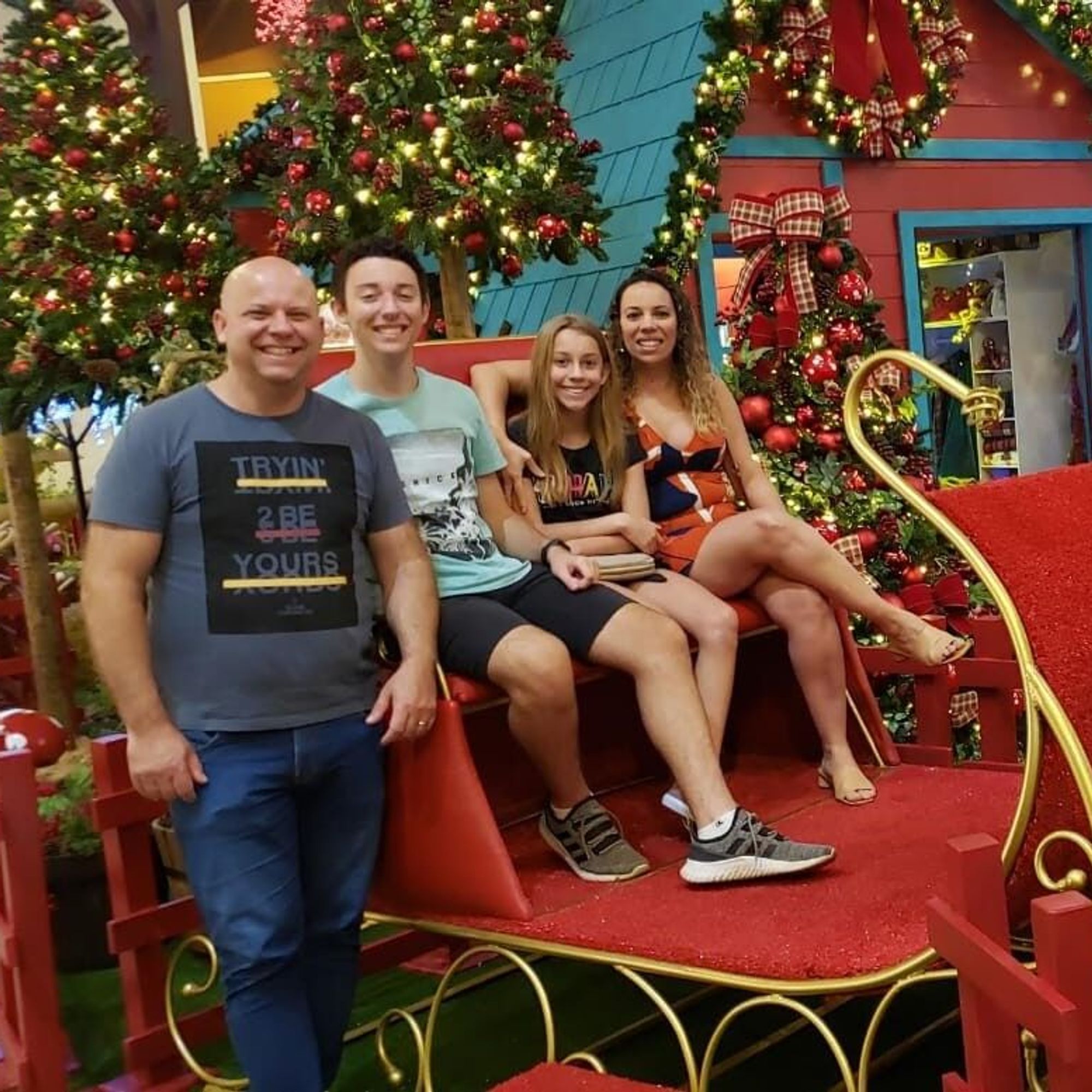 Artur Lima mit Familie