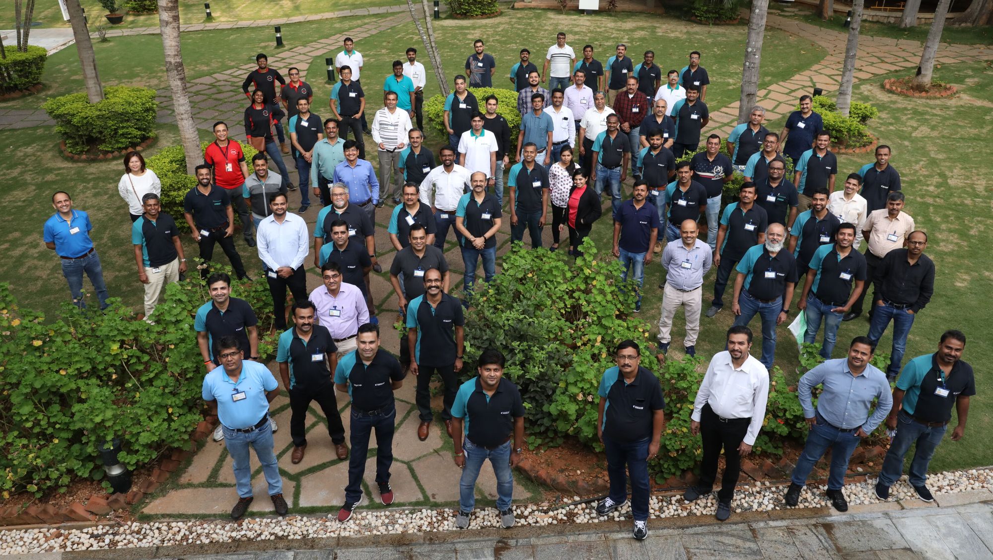 Das Team während des BSOA Top Missions 25 Workshops im Jahr 2020. 