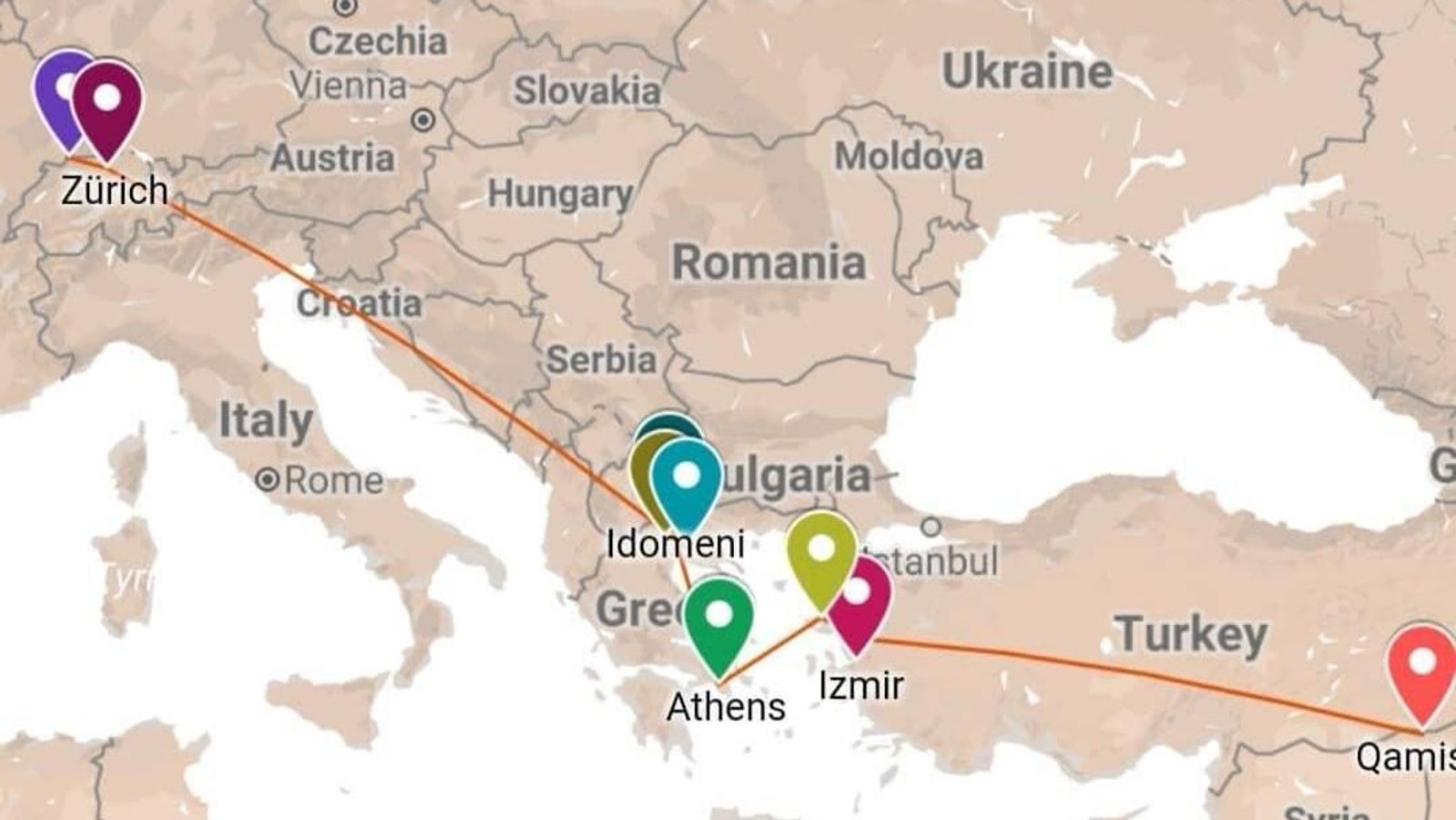 Ismail's journey.