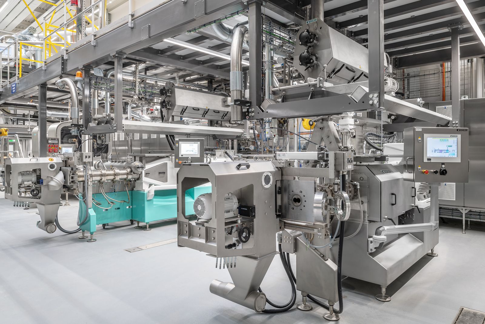 buhler extrusion lab application center, research and training center, polytwin