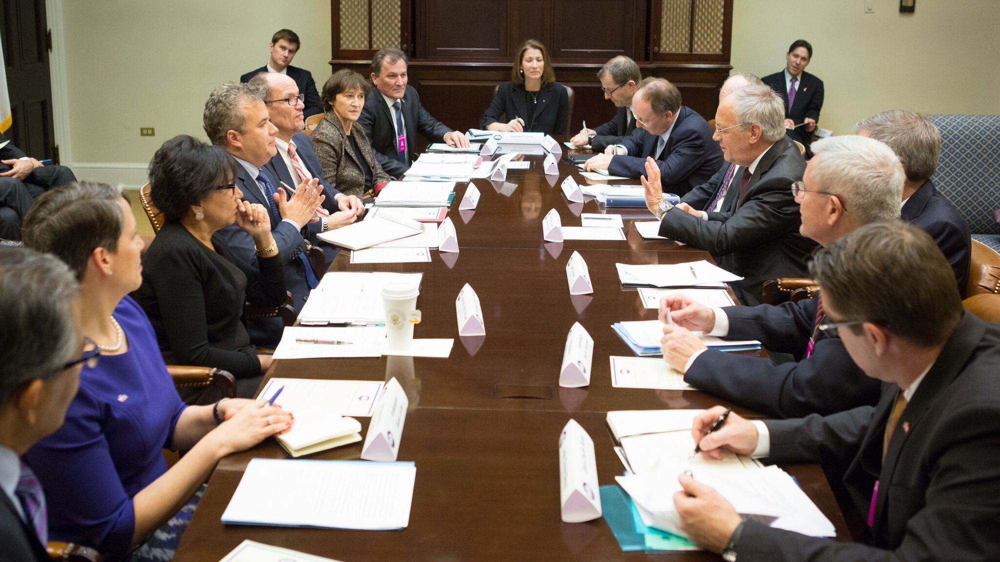 René Steiner und Calvin Grieder zu Besuch im Weissen Haus.