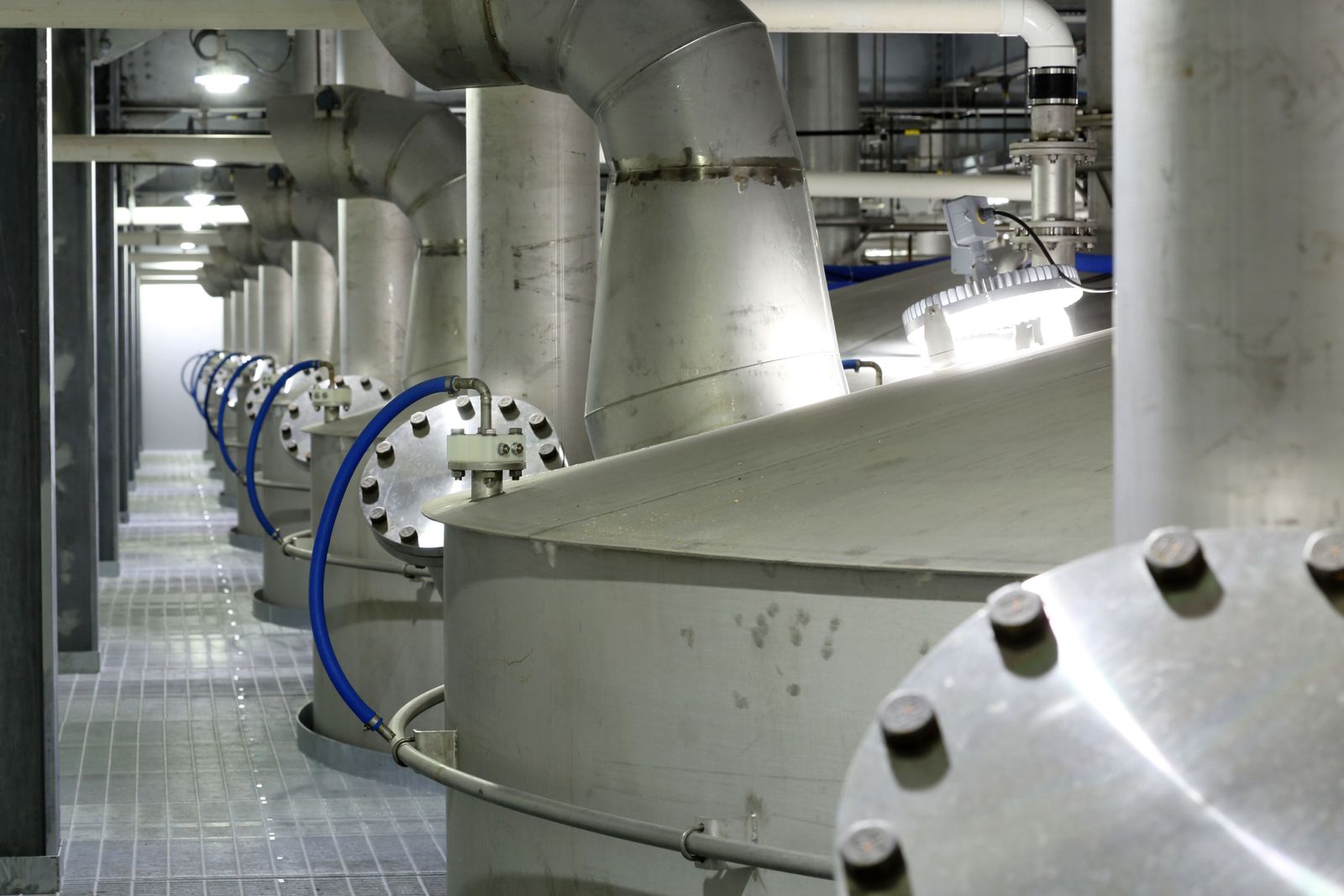 Steeping-tanks